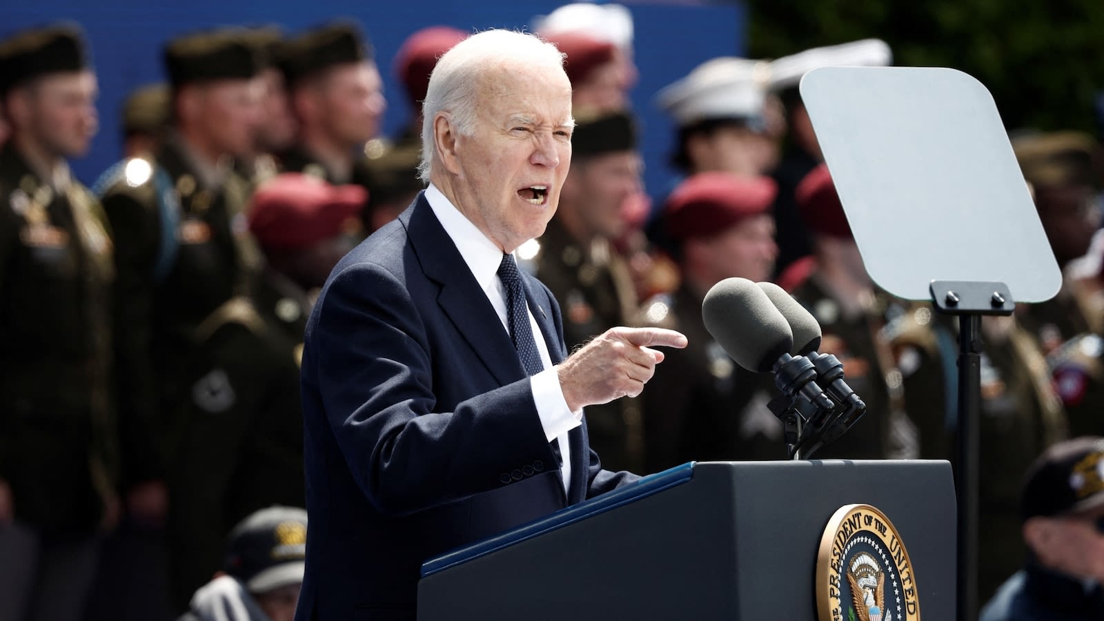 Biden to offer forceful defense of democracy in Normandy speech commemorating D-Day