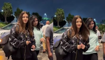 Aishwarya Rai Bachchan and daughter Aaradhya Bachchan head to Abu Dhabi for IIFA 2024, get spotted at Mumbai airport