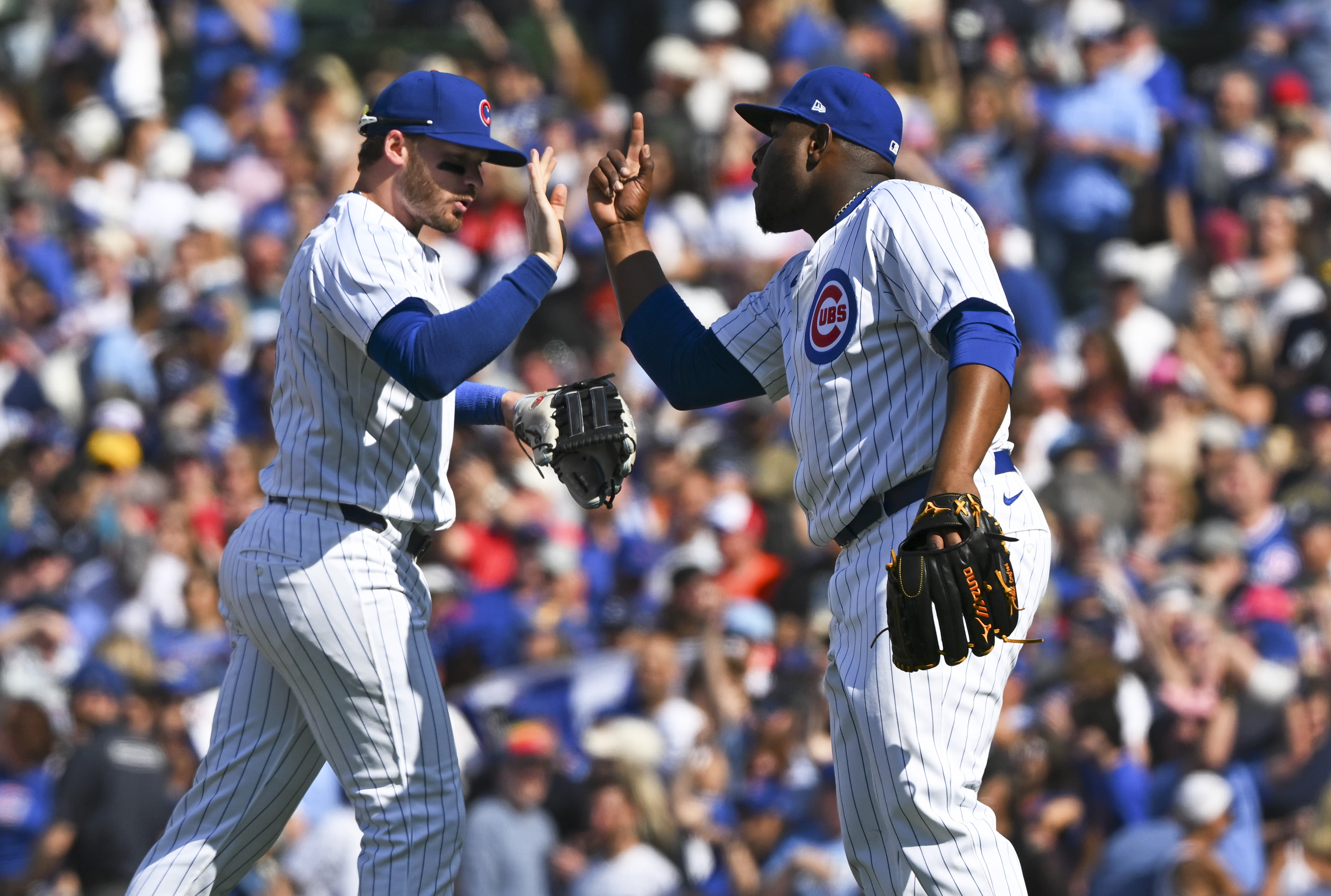 Cubs hit three home runs and stifle late Brewers rally in series-tying 6-5 win