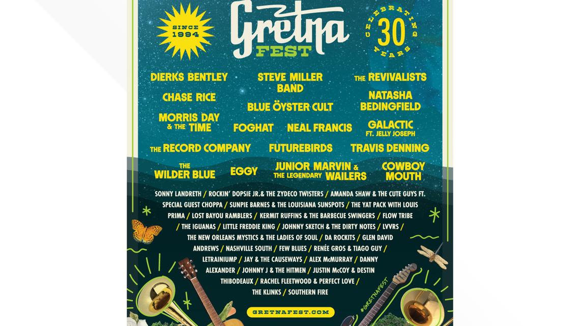 Gretna Fest 2024 Lineup: Steve Miller Band, Blue Oyster Cult, Foghat, and more