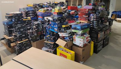 LAPD seizes more than 2,800 boxes of LEGOs in massive retail theft bust