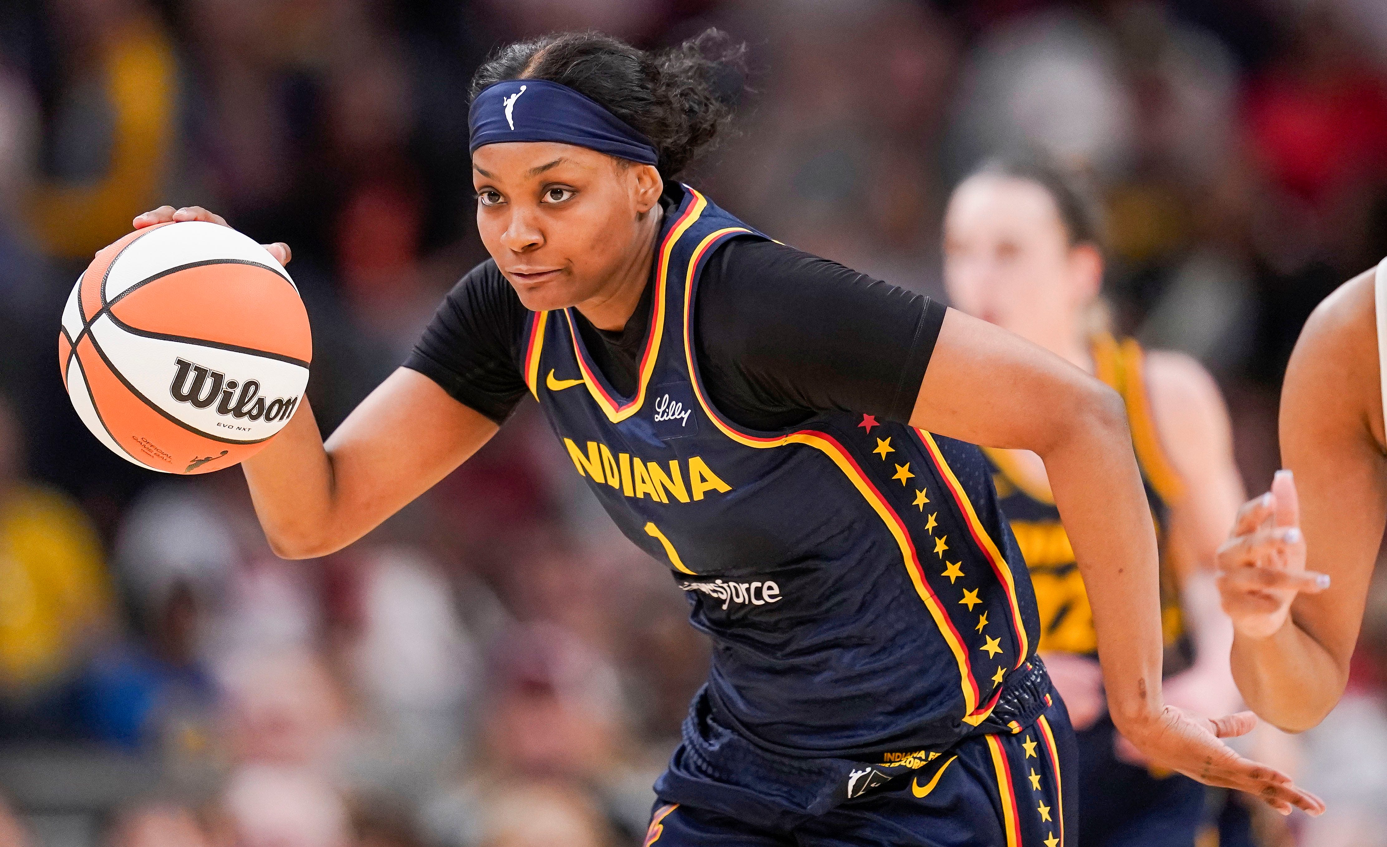 With Caitlin Clark drawing opponent's focus, NaLyssa Smith is feasting for Indiana Fever.