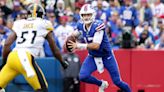 Check out Josh Allen’s passing chart vs. the Steelers