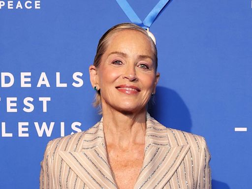 Sharon Stone works out in tiny bikini – and her figure looks incredible