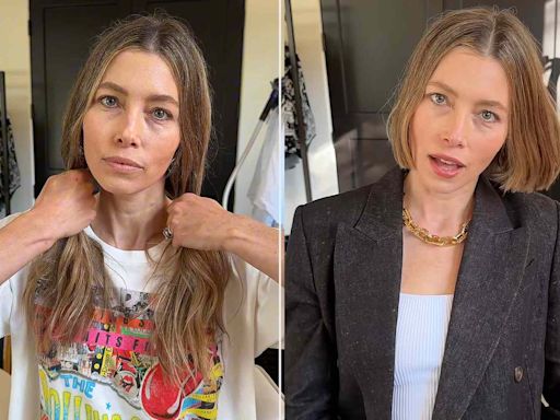 Jessica Biel Makes a Big Chop as She Unveils New Bob Haircut — See Her Look!