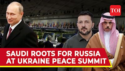 'No Peace Without Russia': Saudi's Straight Talk At Ukraine Summit; Macron Counters | TOI Original - Times of India Videos