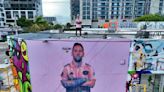 Arlex Campos, el artista que pintó el primer mural de Lionel Messi en Miami antes de que llegue a Inter