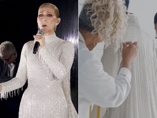 Vestidos de Céline Dion, Lady Gaga e Aya Nakamura na abertura da Olimpíada são expostos em Paris