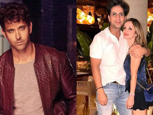 Hrithik Roshan joins ex-wife Sussanne Khan and Arslan Goni for family dinner sans Saba Azad | Hindi Movie News - Times of India