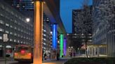 LED lights installed along People Mover route in downtown Detroit