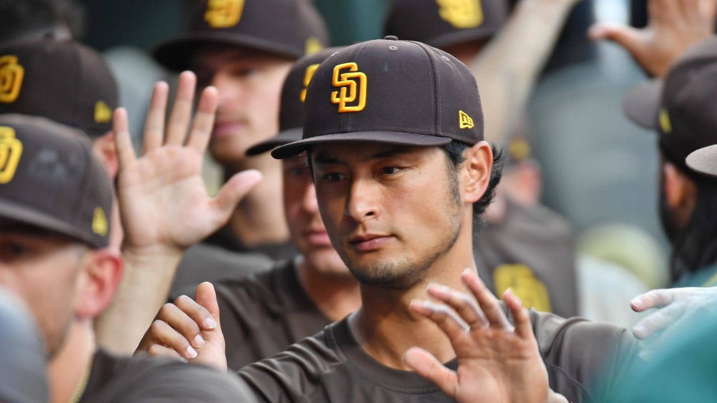 Padres' Yu Darvish Throws Live Batting Practice in San Diego