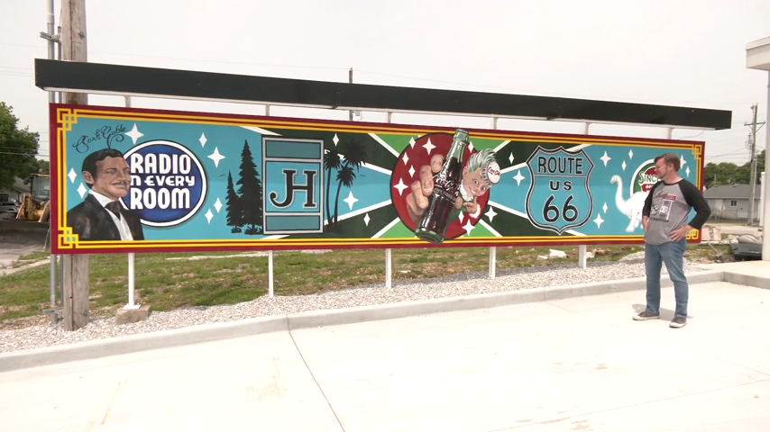 Carthage’s new Boots Court Motel mural features historical icons and more