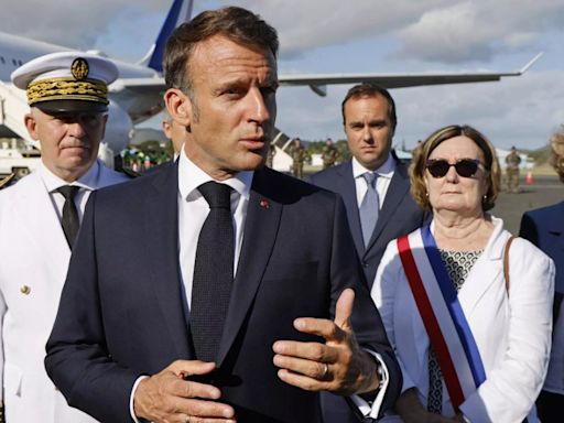 Macron pasó por Nueva Caledonia y prometió no forzar la reforma electoral - Diario Hoy En la noticia