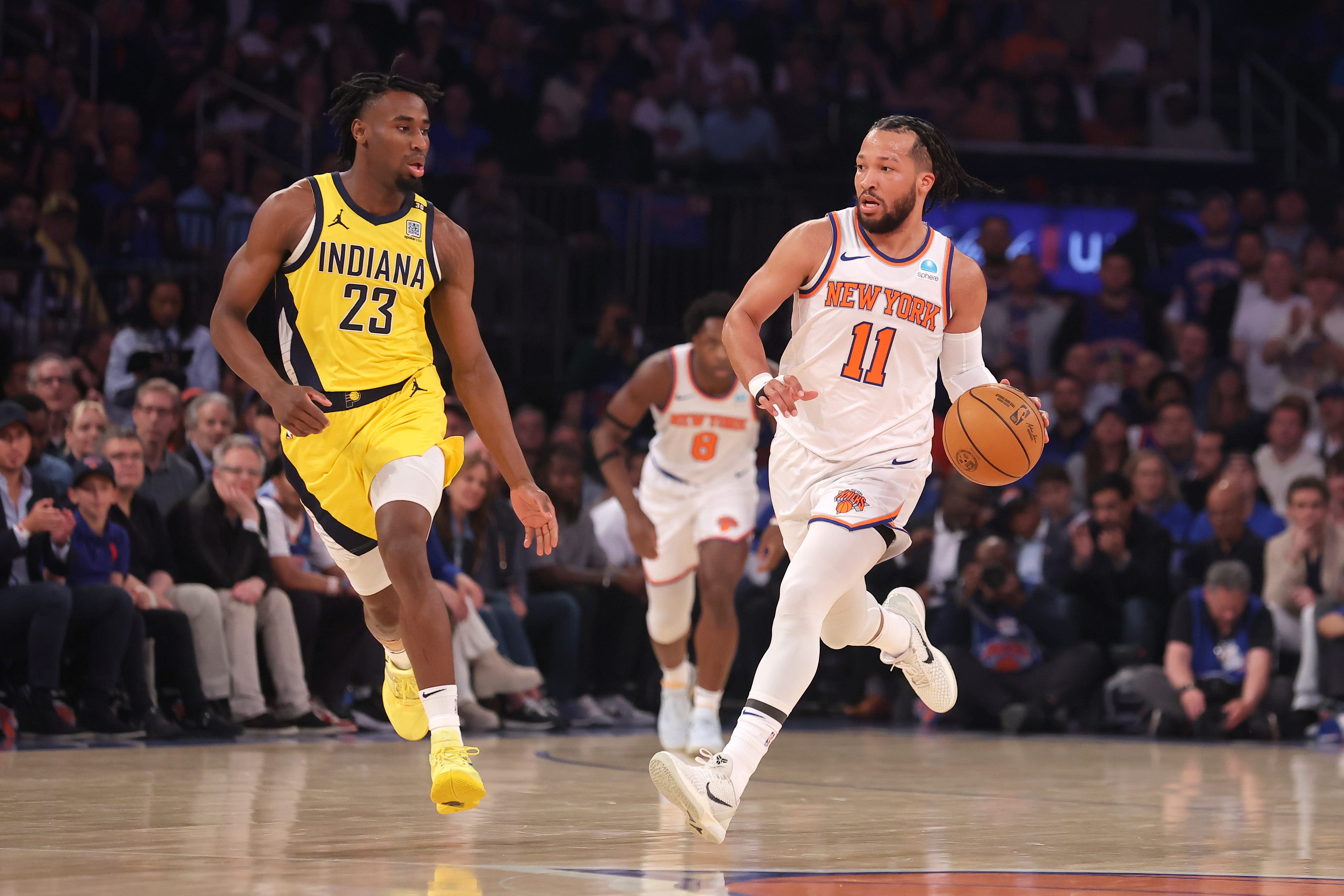 Takeaways: It's Jalen Brunson all the way in Knicks' dramatic Game 1 win over Pacers