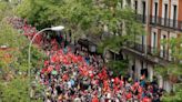 Spanish Socialists Take to Streets Urging PM Sanchez to Stay On