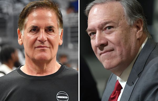 Mark Cuban confronts Donald Trump ally Mike Pompeo