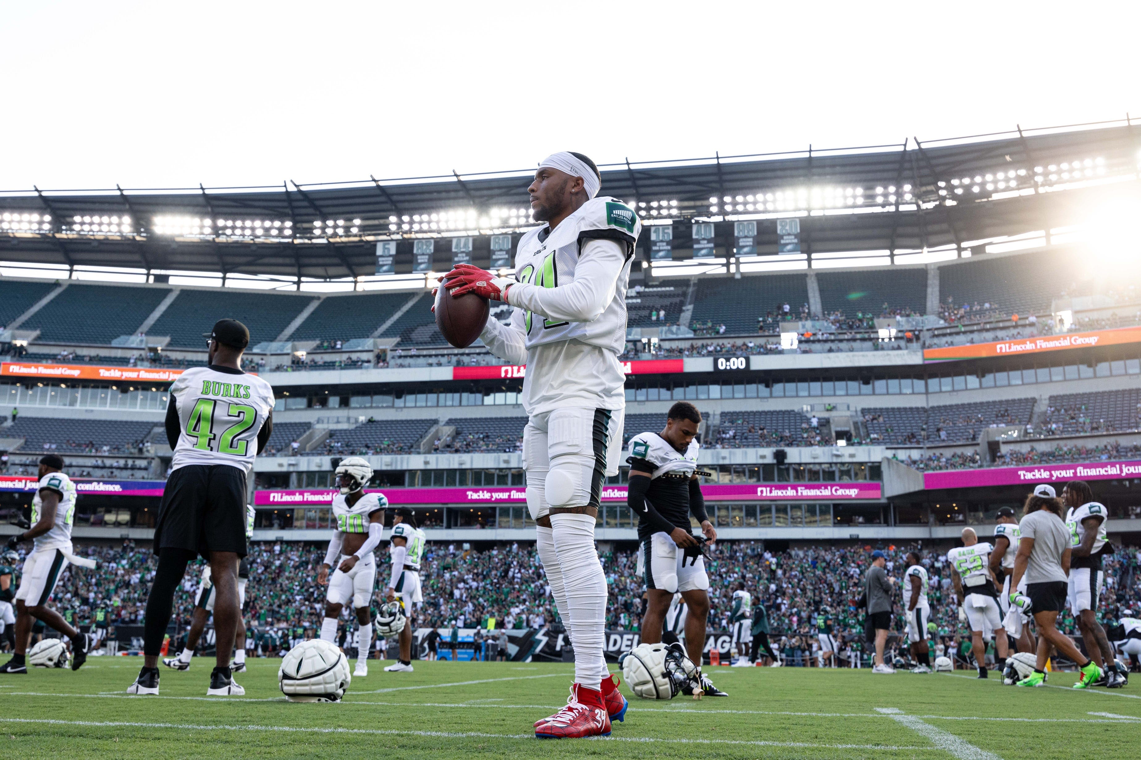 Top photos from the Eagles open training camp practice at Lincoln Financial Field
