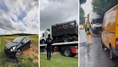 Multiple vehicles including stolen vans and cars are taken off the roads