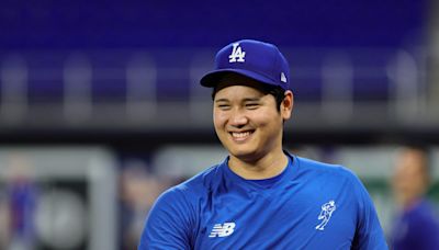 Shohei Ohtani closer to 50-50 mark as Dodgers sink Marlins