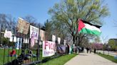Northwestern University students join wave of nationwide campus protests for Palestine