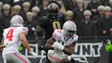 Which Ohio State football players earned their Buckeye leaves against Purdue