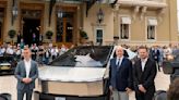 Tesla Cybertruck gets warm reception from Monaco's Prince Albert II