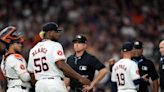 Astros starter Ronel Blanco ejected in the fourth inning after a foreign substance check