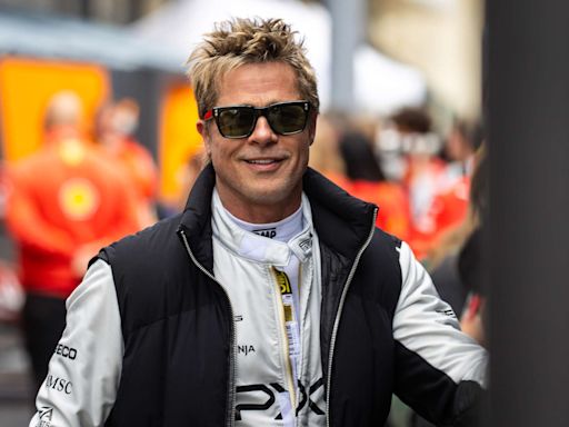 Brad Pitt Spends Fourth of July Busy Filming F1 Racing Movie in U.K.