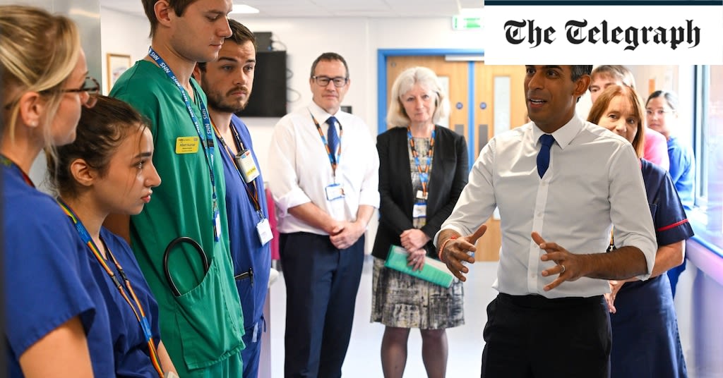 NHS waiting lists worst moment of being PM, says Sunak