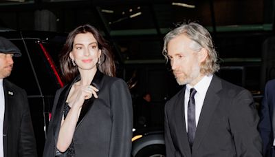 Anne Hathaway Held Hands With Her Husband, Adam Shulman, After ‘The Idea of You’ Screening