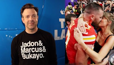 Jason Sudeikis Asks Travis Kelce If He’s Going to Marry Taylor Swift