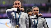 New Zealand Does A Fierce Haka After Taking Gold In Women's Rugby At Olympics
