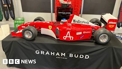 Schumacher-signed remote control Ferrari at Silverstone auction