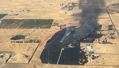 Multiple buildings damaged in San Joaquin County's Liberty Fire; forward progress stopped