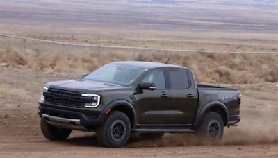 First Drive: 2024 Ford Ranger Raptor Runs And Jumps In The Desert