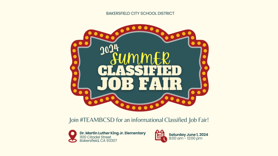 BCSD to hold job fair June 1