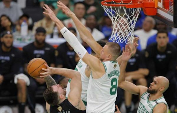 'He Was Huge!' Luka Praises Porzingis After Celtics' NBA Finals Win