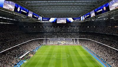 El Santiago Bernabéu estrenó su espectacular videomarcador 360º