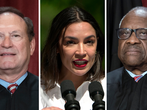 Ocasio-Cortez files impeachment articles against Supreme Court Justices Thomas, Alito