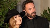 Jennifer Lopez Wears a Luxe Wrap Coat and Green Gown on Night Out with Ben Affleck