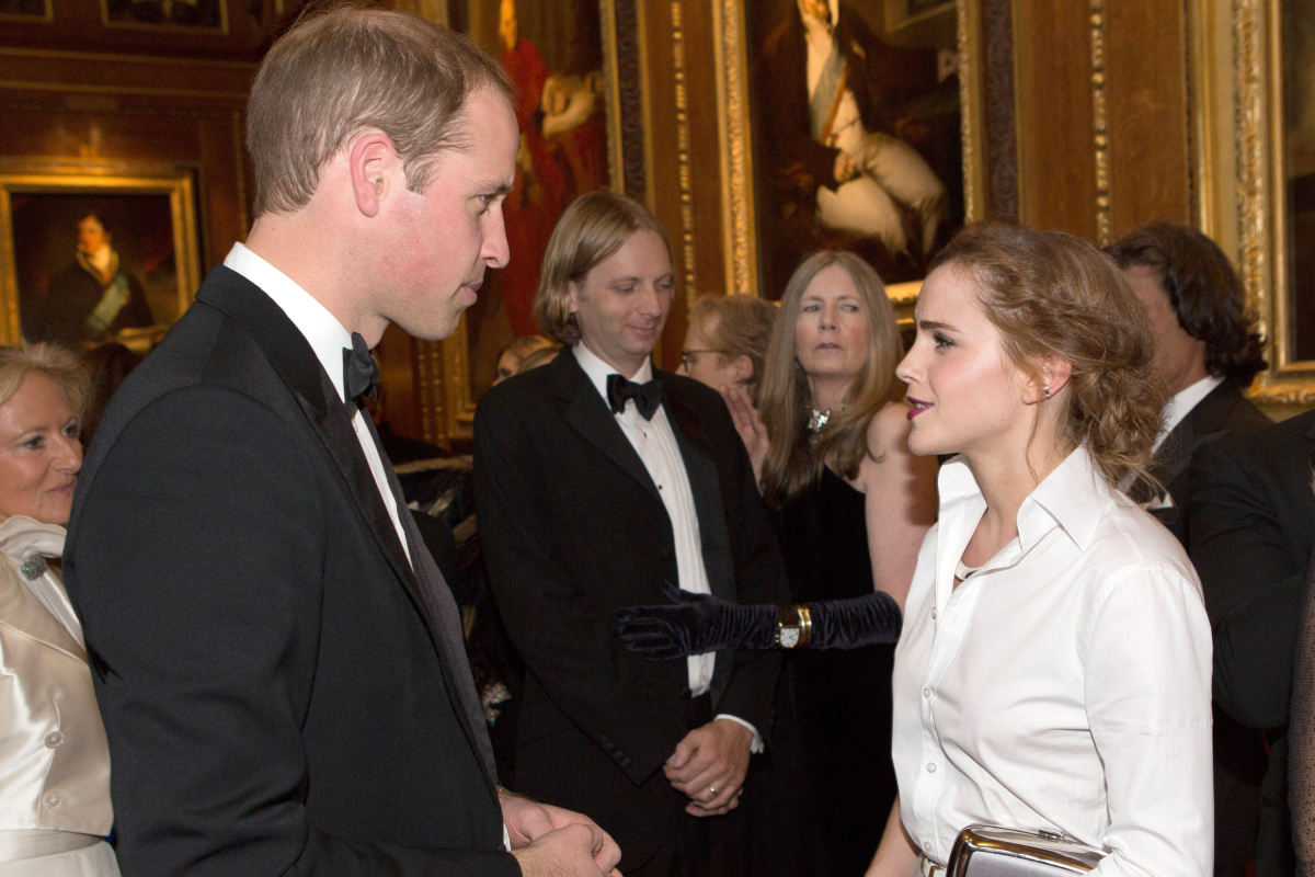 Emma Watson's reaction to Prince William question goes viral
