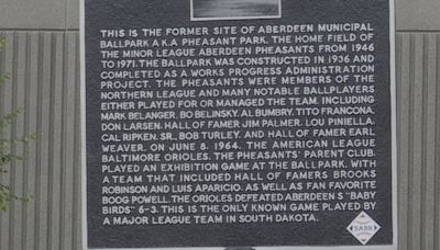 Historic marker commemorates Aberdeen baseball history