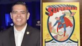 Rep.-Elect Robert Garcia Will Be Sworn In with Vintage Superman Comic, U.S. Citizenship Certificate