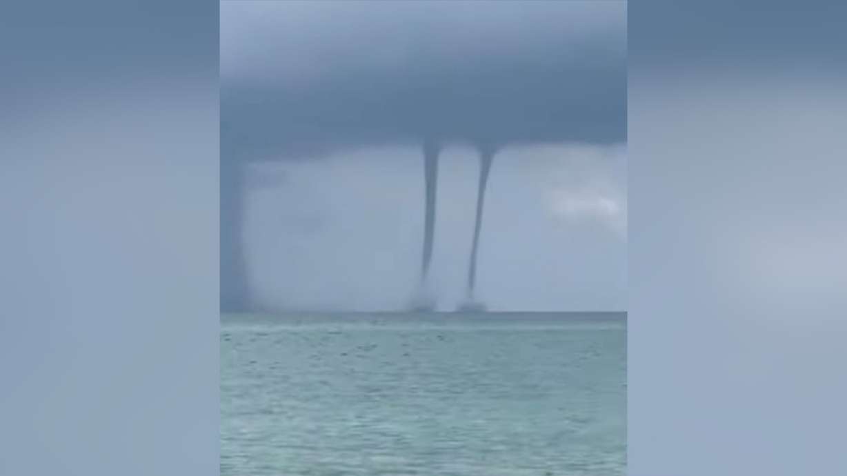 Have You Seen This? Twin waterspouts appear off Florida coast