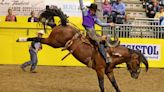 College National Finals Rodeo third go-round results