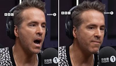 Watch moment Ryan Reynolds is surprised by Wrexham star live on BBC Radio 1