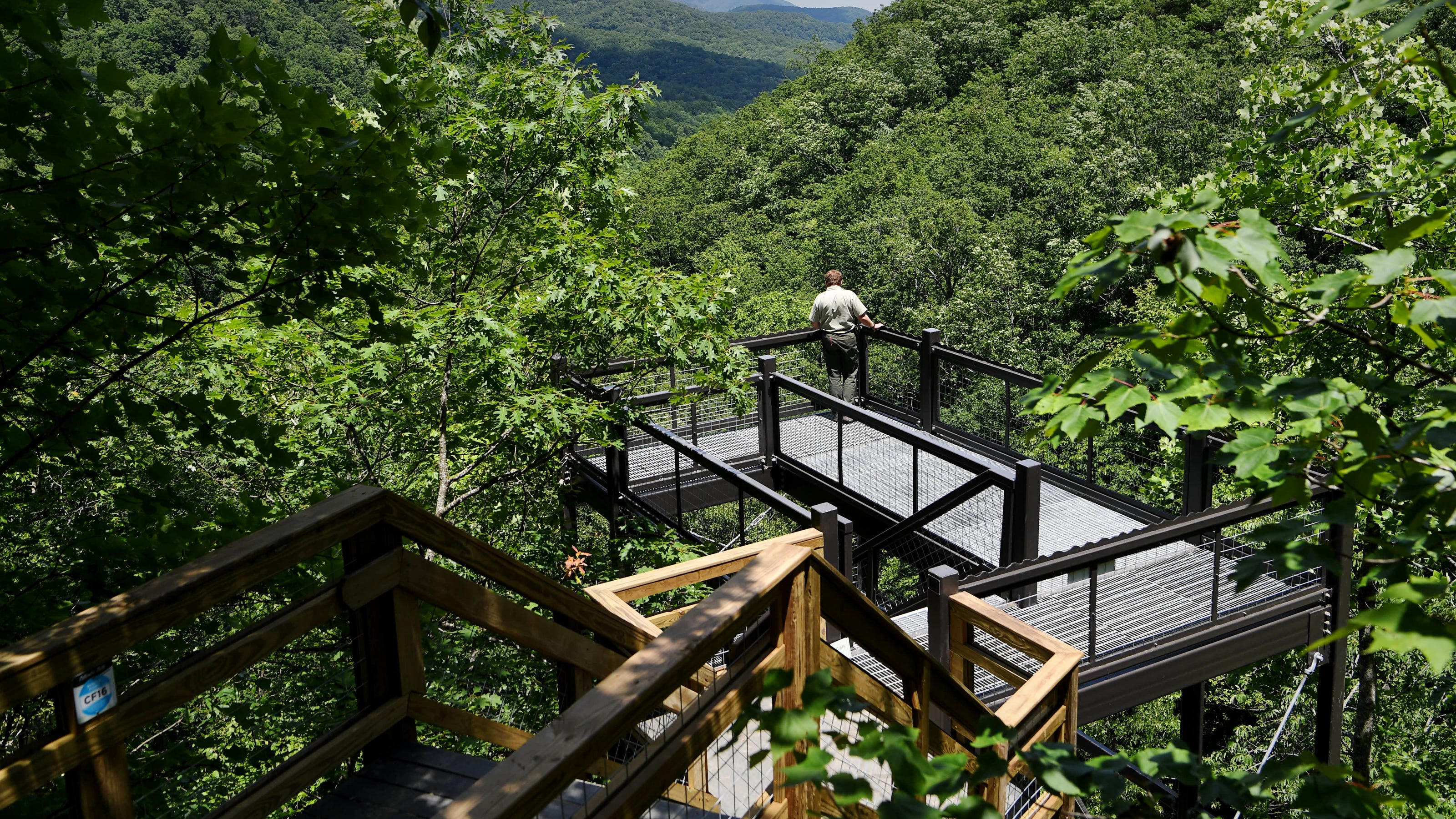 New Catawba Falls staircase invites hikers to safely view waterfalls in Old Fort