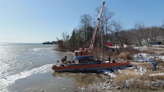 Owner of barge in Leelanau County accepts plea deal, has 1 year to move vessel