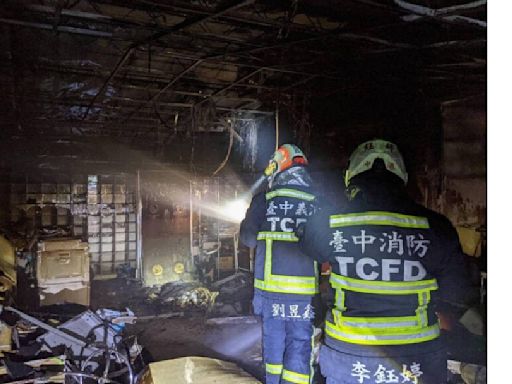 台中燒肉店火警 中山醫大生昏迷指數6 腦部、內臟等輕微好轉