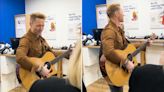 Ronan Keating surprises Tesco shoppers with impromptu in-store performance